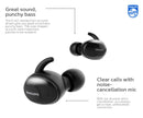 Philips In Ear Kopfhörer SHB2515BK/10 Kopfhörer In Ear (Bluetooth, Integriert...