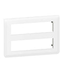 Legrand Mosaic 078837L cover plate, 2 x 8 modules, white