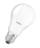 OSRAM STAR+ LED Lampe mit E27 Sockel, Warmweiss(2700K), 9W, mit Dämmerungssensor, klassische Birnenform, Ersatz für 60W-Glühbirne, matt, LED DAYLIGHT SENSOR CLASSIC A, 4er-Pack