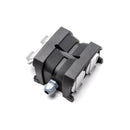 4-fach Gummi Schuko Steckdose IP44 vollgummi schukokupplung mit Abdeckkappen wasserdicht feuchtraum aussen schukostecker IP44 (4-fach Gummi Steckdose)