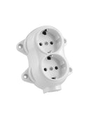 Aufputz Vintage Steckdose Rund Retro Schalter Wechselschalter Serienschalter