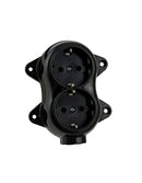 Aufputz Vintage Steckdose Rund Retro Schalter Wechselschalter Serienschalter