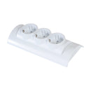 Aufputz 3-fach Kombi Schuko Steckdose NEU Aufputz 3 steckplätze Made in EU