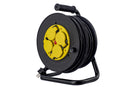 Cable drum outdoor 25m cable black for outdoor use