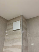 Ventilator/Lüfter Badlüfter mit integrierte Rückschlagklappe Glasfront stark ...