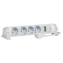 Legrand, drehbare Steckdosenleiste mit Schutz vor Überlast, Energieverbrauchs...