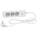 Schneider Electric ST9431W Mehrfachsteckdose, 3-fach, 1,5 m, Weiß