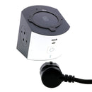 Power Work W-Charging, USB A+C, 2x socket, 2m cable Color: Ultra white/dark green...
