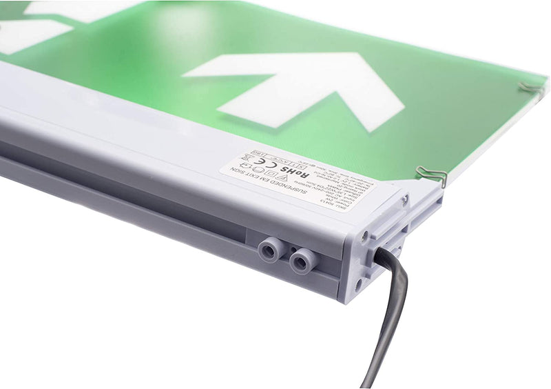 IP65 Emergency Light Up Safety Exit Warning Light - Foto 12