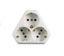 Combination socket on a base with 2-way rocker ALPINWEISS (3-way) 