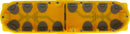 Legrand leg80024 tin, yellow, 40 mm