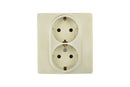Legrana Steckdoese Creme 2-fach Unterputz Schuko Steckdose