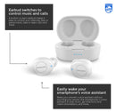 Philips Audio True Wireless Kopfhörer TAT2205WT/00 (Bluetooth In Ear Kopfhöre...