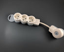 Multistecker Schuko Steckdose Mehrfachstecker Verteiler 3 oder 4 fach mit Ste...