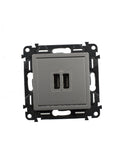 Legrand Valena 753312 flush-mounted dual USB ports socket charger electric...
