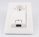 Legrand Unterputz Schuko Steckdose mit USB Ladegerät mit Rahmen