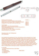 Ckey Panzerriegel Querriegel Panzerriegelschloss Türsicherheit Schliesser