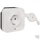 Ladesteckdose mit 2 USB Steckdosen und Handyhalter