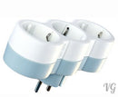 3-way multi-plug adapter plug protective contact CHILD PROTECTION distributor multiple plug