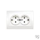 STECKDOSE Schuko Komplett EL-BI Zena weiss NEU