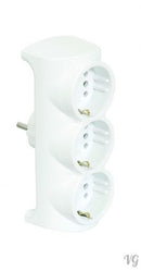 Multi plug adapter plug protective contact distributor multiple plug