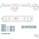 Ckey Panzerriegel Querriegel Panzerriegelschloss Türsicherheit Schliesser