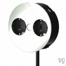 Bachmann Twist 2S built-in socket, stainless steel look 