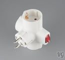 Multi plug 3-way with (ON-OFF) SWITCH CHILD PROTECTION Adapter plug multiple plug
