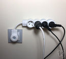 Multistecker Schuko Steckdose Mehrfachstecker Verteiler 3 fach mit Stecker mit beleuchtete Schalter 3-fach schaltbar