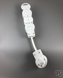 Multistecker Schuko Steckdose Mehrfachstecker Verteiler 3 fach mit Stecker mit beleuchtete Schalter 3-fach schaltbar