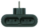 Legrand - Fiche Multiprises - 6 A - 4x2P - Noir
