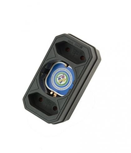 Multiplug adapter Schuko distributor multiple plug (3-way vertical black)