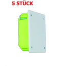 Hollow wall junction box, junction boxes, flush-mounted junction box, box 116x116x50mm (5)