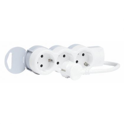 Legrand 3-way table power strip table socket wall socket with or without supply cable (3-way with 1.5 m cable)