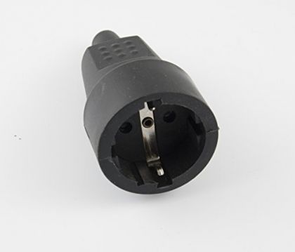 Famatel 2104?-?floor level Schuko TT 16?a-250?V rubber black