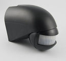 MOTION DETECTOR 180° HORIZONTAL AND 60° VERTICAL IP44 (Black)