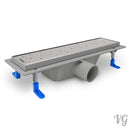 Edelstahl Duschrinne Bodenablauf Ablaufrinne 40cm-100cm für Badezimmer