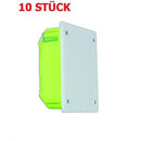 Hollow wall junction box, flush-mounted junction box, 116x116x50mm (10)