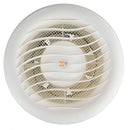 Bathroom fan 100 mm with non-return valve, round shape, 95 m3-h, Made in EU