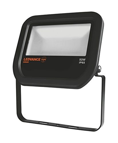 LEDVANCE Floodlight Small - LED Flutlichtstrahler in schwarz, 50 Watt, 100? Ausstrahlungswinkel, Kaltwei? - 4000K, IP65