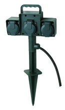GAO EMP700 3-fach Gartensteckdose mit Erdspiess 2 m Zuleitung