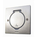 Legrand 089700?Box IP44?Boden und M?bel, 2?Module, Inox