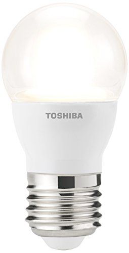 Toshiba LED Tropfenlampe 5,5 W (entspricht 40W), 2700K (extra warmton), E27, 470LM, Abstrahlwinkel 190, matt LDG005D2710EUC